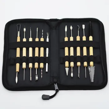 

11-piece set clay carve pottery sculpture knife sculpture pottery hand-made model tool set