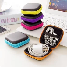 MIRUI Clip Holder Clip Dispenser Desk Organizer Bags Headphones Earphone Cable Earbuds Storage Pouch bag random color