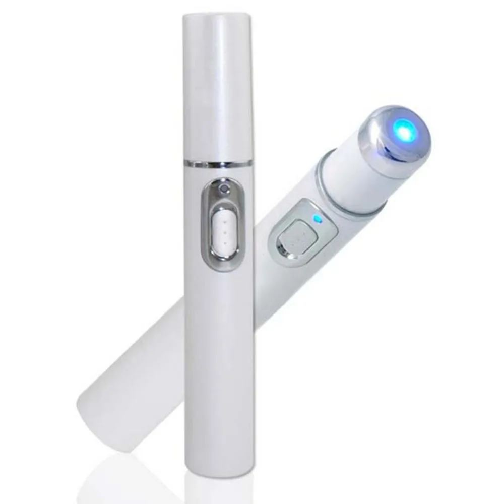

Blue Light Laser Acne Pen Acne Pockmark Removeral Device Face Beauty Treatment Prevent Recurrence   Threapy Free Shipping