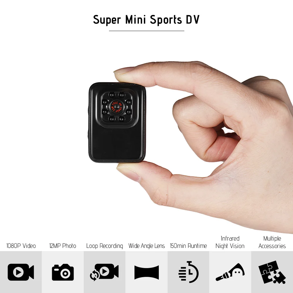 Новая R3 мини камера Спортивная DV Экшн 1080P HD Wifi DVR видеокамера рекордер