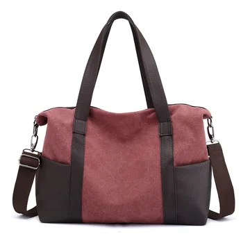 

2019 Classic Designer Ladies Handbags Vintage Women Shoulder Tote Bags Canvas Crossbody bags woman Large Capacity Travel bags