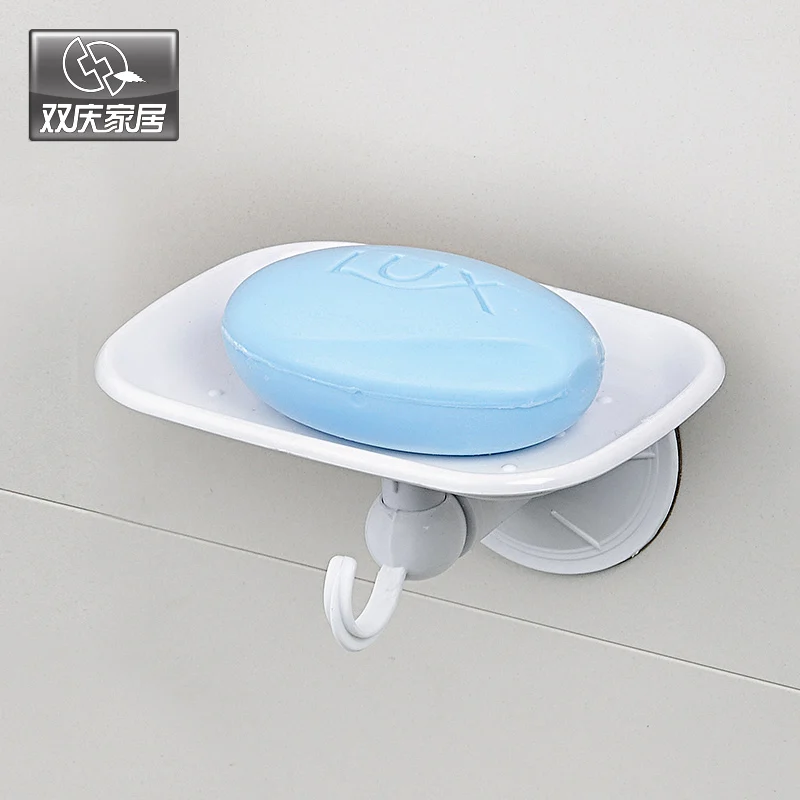 Free Shipping Suction Cup Plastic Soap Holder For Shower Room Soap Dish