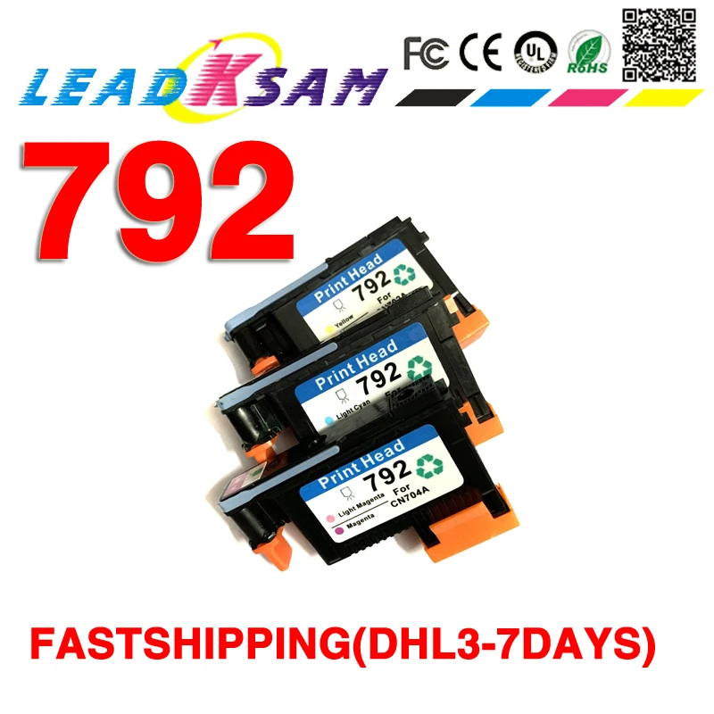 3 шт./компл. CN702A CN703A CN704A 792 печатающей головки совместимы для HP792 DesignJet L26100 Z26500 Z26800