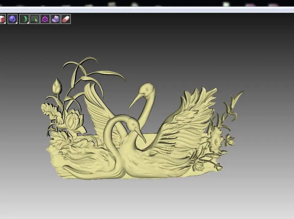 Модель 3d STL для фрезерного станка с ЧПУ гравировального рельефный Artcam Aspire Декор
