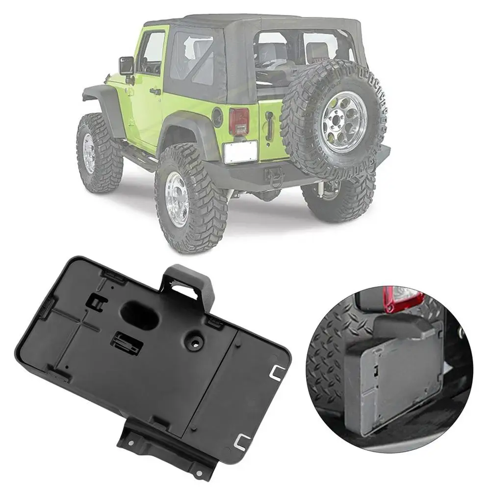 American Car Rear License Plate Bracket Light Weight License Tag