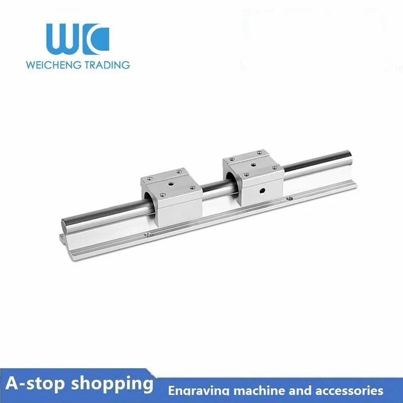 

1pc SBR16 width 16mm linear rail 400MM support round guide rail+2pcs SBR16UU slide block for cnc parts