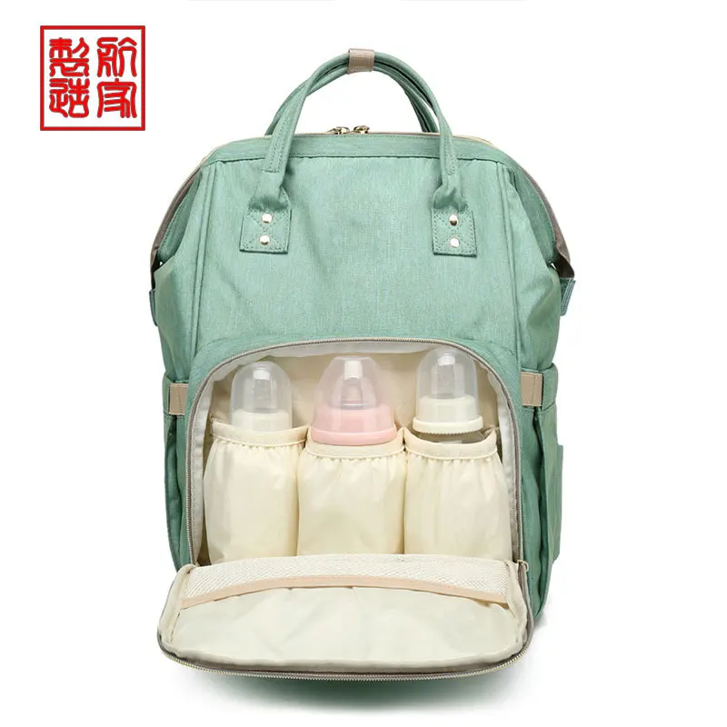 

Mummy Receive Oxford Cloth Backpack Laptop Bag women Multi-function Large Capacity Waterproof PackageTravel Storage Makeup Bag