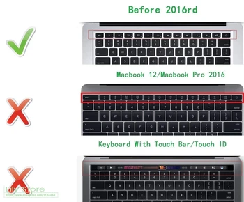 

For MacBook Air 13 and MacBook Pro 13" 15" 17" with or w/out Retina Spanish Language Keyboard Cover Silicone Skin