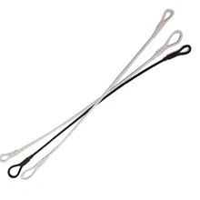 1000 шт/лот защитные eas-метки шнурки eas стальная проволока для защиты одежды и обуви двойной Петля шнура/кабель EAS