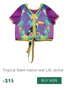 Megartico life vest kids swim trainer suit for children boys toddler float aids sharks girls life jacket vest 2 pieces set