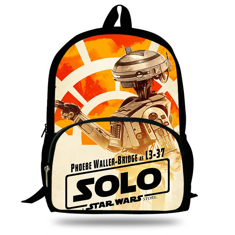16 дюймов 2018 популярные детские рюкзаки Solo A Star Wars Story для школьников мальчиков и