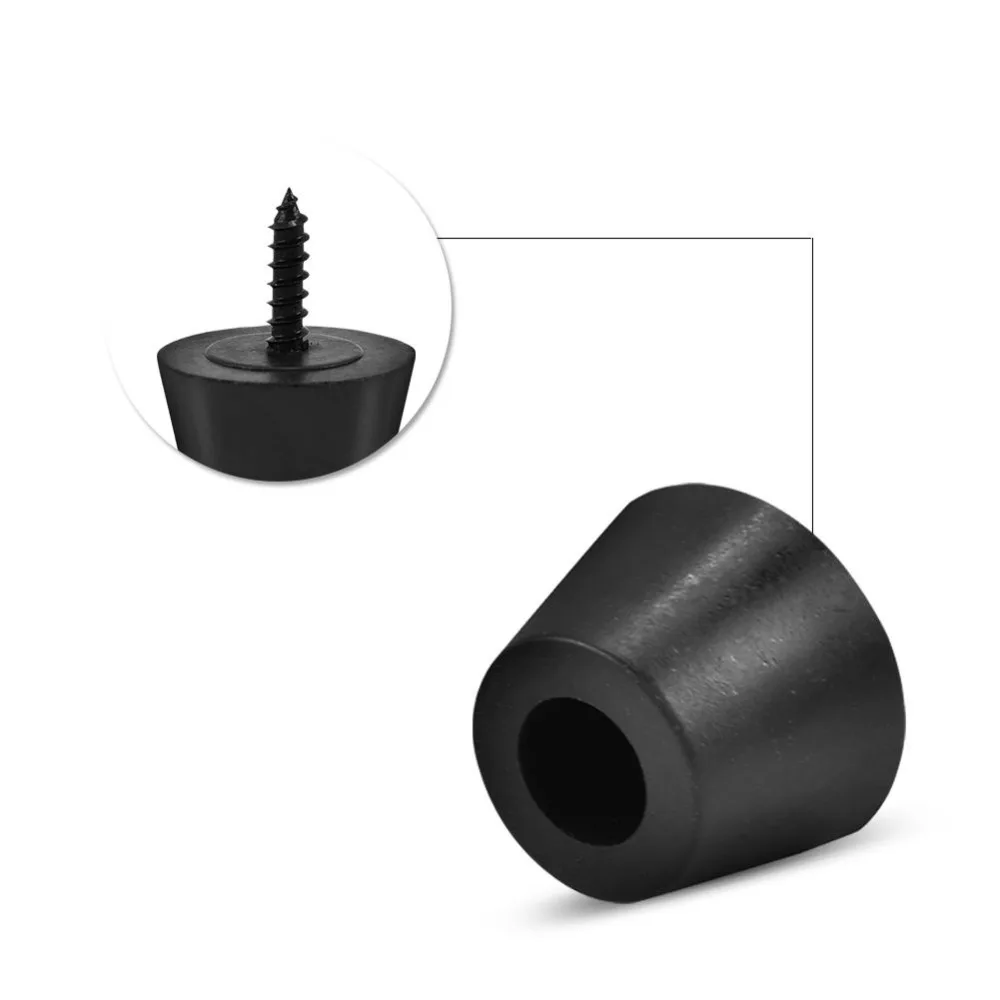 

High Quality Rubber Feet 8 Pcs 30x20mm Rubber Feet Anti-vibration Base Pad Stand for Speaker Guitar Amplifier With Screws
