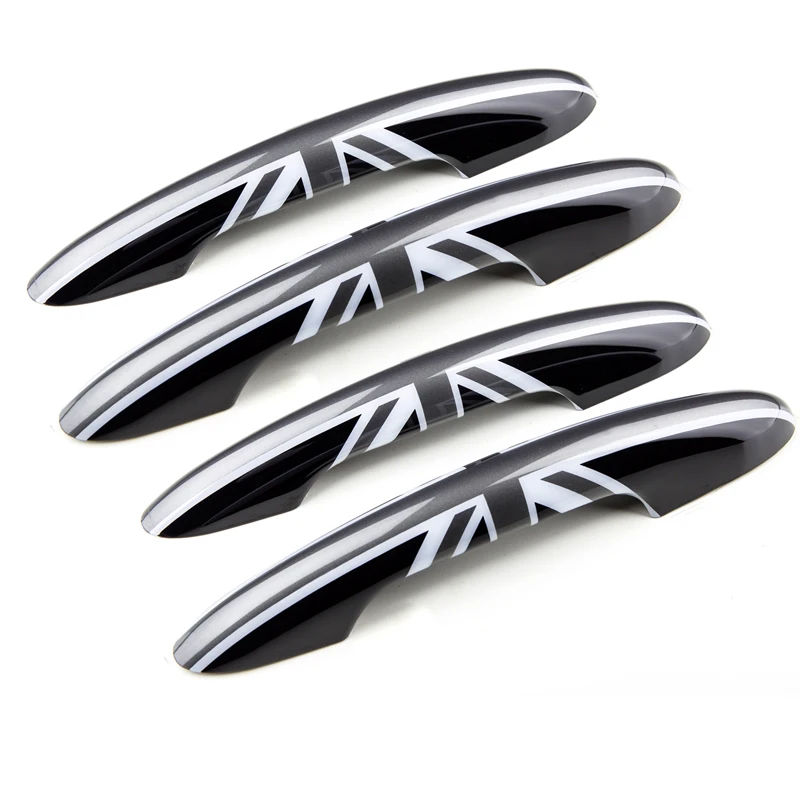 Mini Cooper F55 Black Union Jack Door Handle Cover