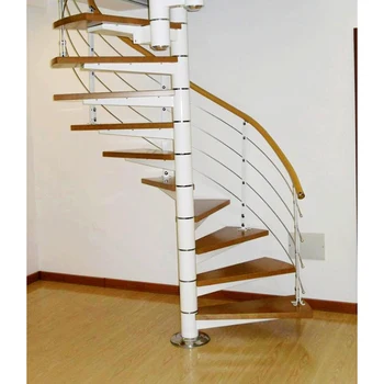 

2019 new design spiral staircase/stainless carbon steel spiral wood stairs