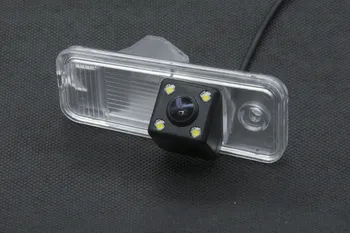 

4LED Waterproof CCD Car Rear view Camera BackUp Reverse Parking Camera for Hyundai IX45 2014 2015 Santa Fe Car Reverse Camera