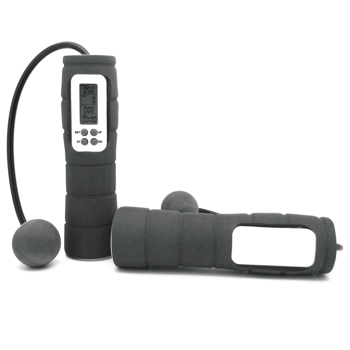 

Portable Digital LCD Wireless Cordless Jump Jumping Rope Skipping Rope Jump Counter Calorie Counter Timer For Indoor
