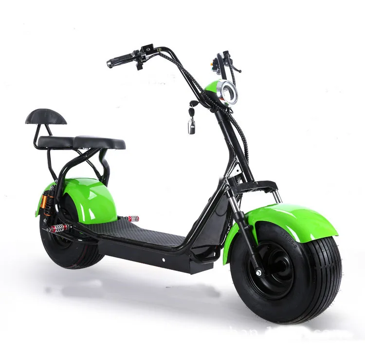 Электрический скутер для взрослых Citycoco, 1500 Вт, 12А/20А, литиевый, с HD Bluetooth аудио и 9,5 дюйма, с ЖК-ручкой, двойное сиденье - Цвет: PX031-A
