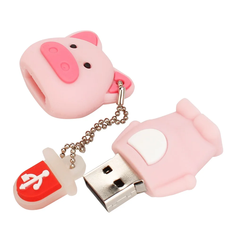 Usb флеш-накопитель с мультяшными багами Банни, 32 ГБ, флеш-накопитель 2,0, флеш-карта памяти с животными, 4 ГБ, 8 ГБ, 16 ГБ, 64 ГБ, 128 ГБ, флеш-накопитель, милый флеш-накопитель - Цвет: free shipping