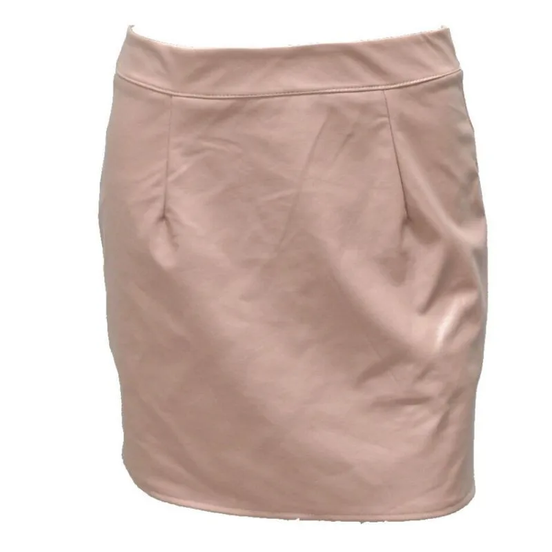 Ahmagen 2017 Fashion Women Faux Pu Leather Skirt High Waist Party Clothing Female Short Autumn Winter Woman Skirts Saias Femininas17