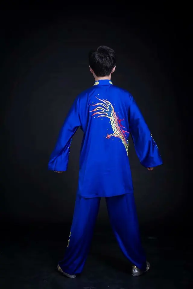 Wushu taichi одежда тайцзи changquan Униформа боевые искусства соревнования вышитые