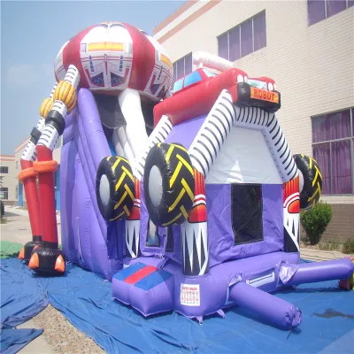 

high quality attractive cartoon cat inflatable bouncer trampoline YLW-191