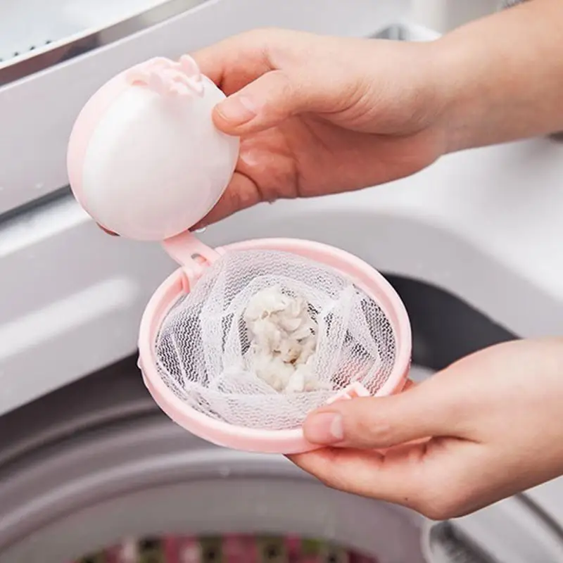 

washing filter bag Machine Lint Filter Bag Laundry Mesh Hair Catcher Floating Ball Pouch