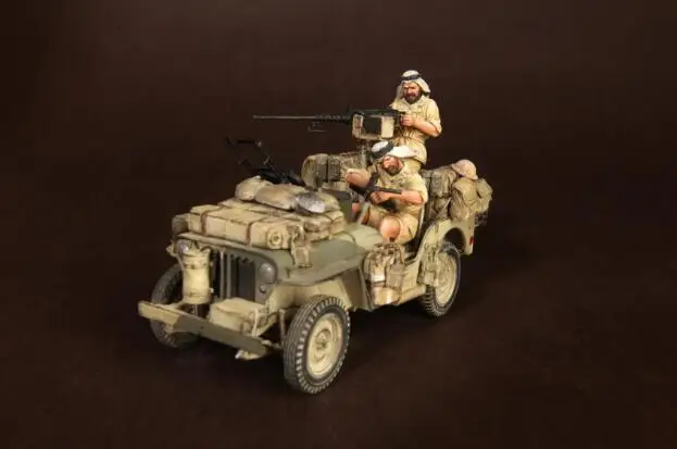 

1/35 Assembly Resin Figure Kit British Soldiers in jeep (not include Jeep)