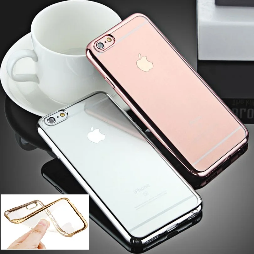 Fashion  Luxury High Quality Plating Design Cover Case for iPhone 5 / SE 5S / 6 / 6S / 6 Plus / 6S Plus