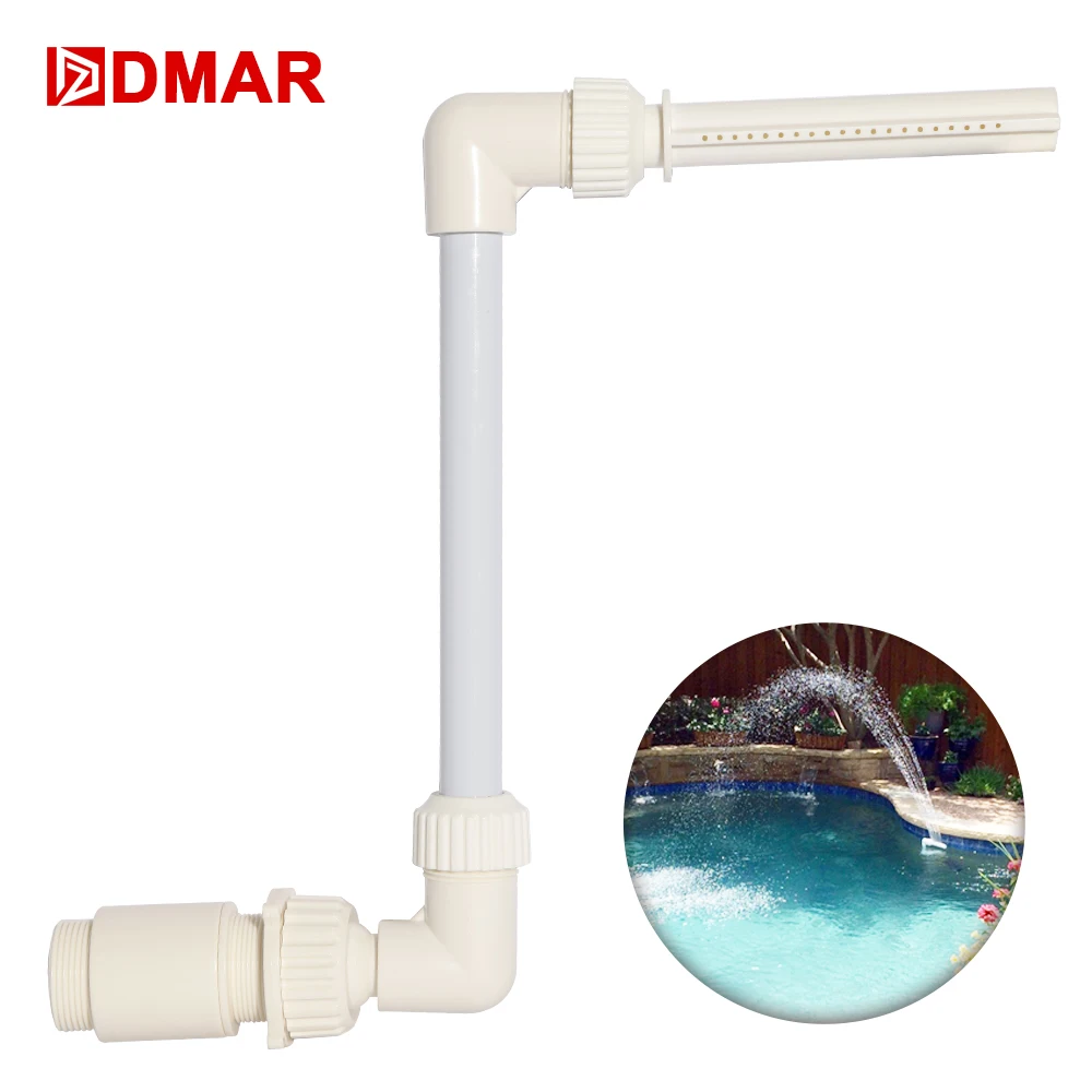 

DMAR Swimming Pool Waterfall Fountain Equipment Decor Above-grod In-ground Pools Waterfall Home Decor Pool Tool Toys Accessory