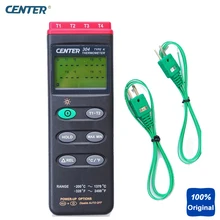 Портативный ПК интерфейс 4 входа каналов к тип термопары термометра центр-304