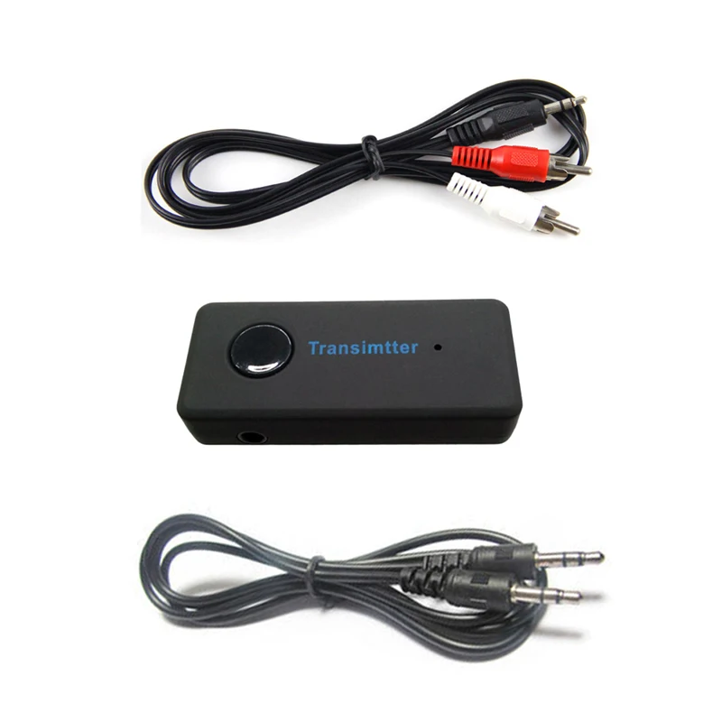 

2017 Wireless Bluetooth 3.0 3.5mm Stereo Audio Cable Music Audio Bluetooth Transmitter Receiver Sender Adapter for TV