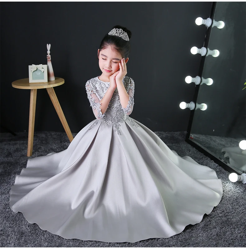 silver princess dress