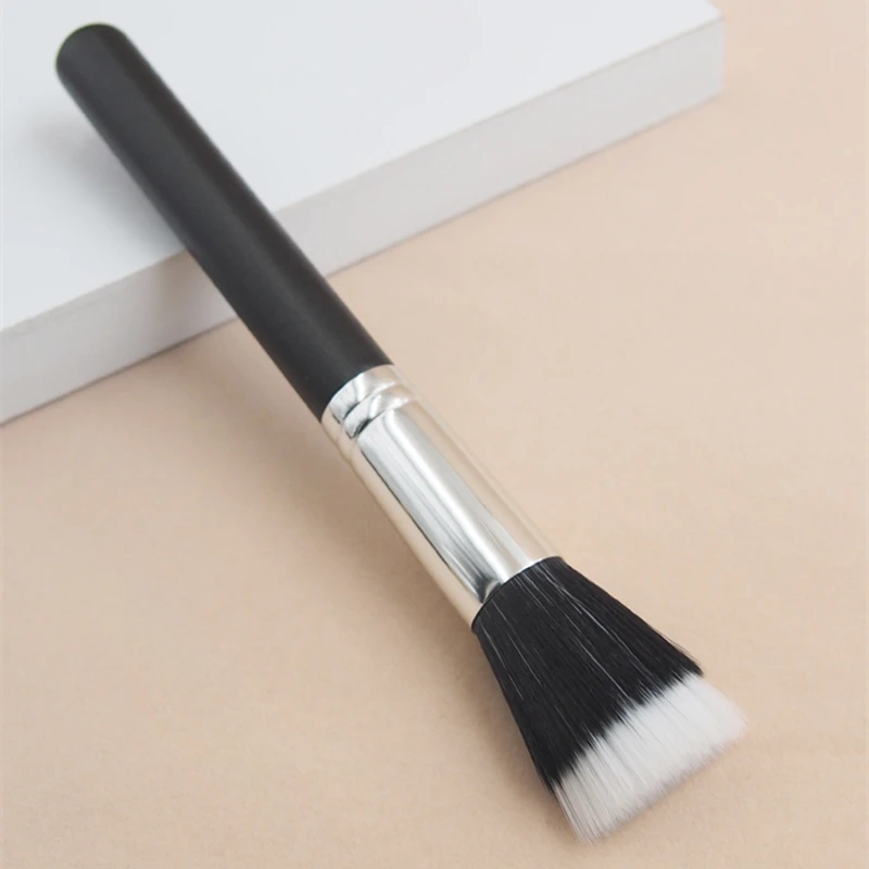 

High Quality #187 Air Powder Brush Soft Double Layer Makeup Brush for Compact Loose Powder Fan Brush Finished Make up Brush