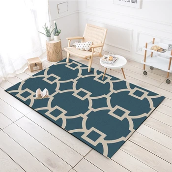 

Geometric Large Floor Mat Carpets Non-Slip Rugs And Carpets for Home Living Room Rectangular Coffee Table Bedside Bedroom Tapete