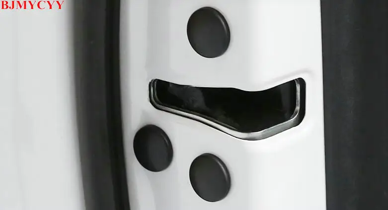 

BJMYCYY 12Pcs Car Styling ABS Car Door Lock Screw Protection Protector Covers Doors For Mazda CX3 CX3 Accessories 2017 2018