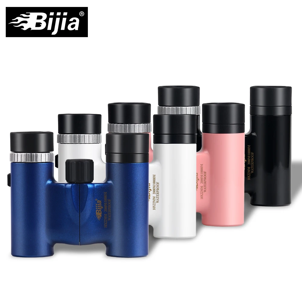BIJIA 10x22 Мини карманный бинокль HD опера очки Телескоп для концертных видов спорта 4