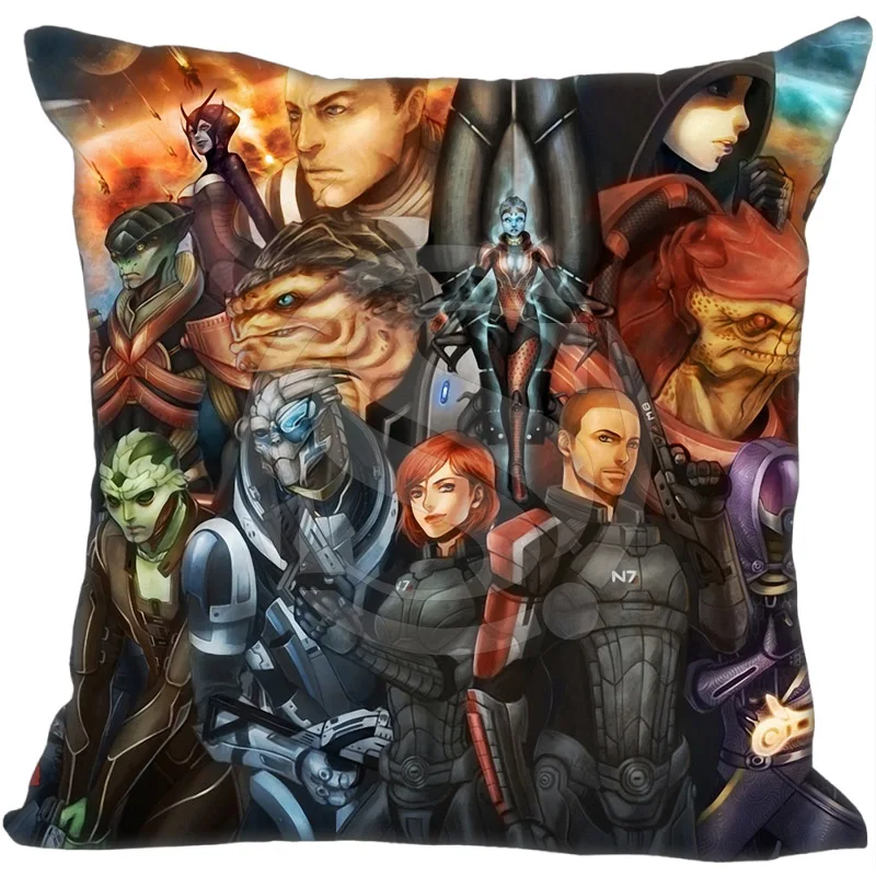 

Top Mass Effect Style throw Pillowcase Custom Twin SidesHome Car Cushion Cover