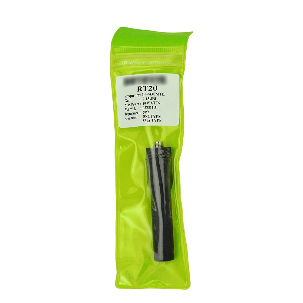 Eightwood DUAL BAND MINI Soft Handheld Antenna 144/430Mhz SMA Female For WOUXUN Kenwood TYT-Stubby Aerial For BAOFENG UV UV-82 Portable Radio 2 Way Radio Accessories