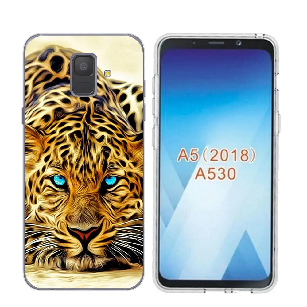 Arvin Clear Soft TPU Case FOR Samsung A5 Paniting Case FOR Samsung A3 A7 A8 Fashion Back Protective Phone Cover FOR A6 Plus 2018 (14)