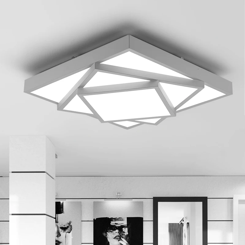 

Modern office lighting atmosphere led ceiling lighting rectangular living room lamps LED bedroom lamps room study lights BG19