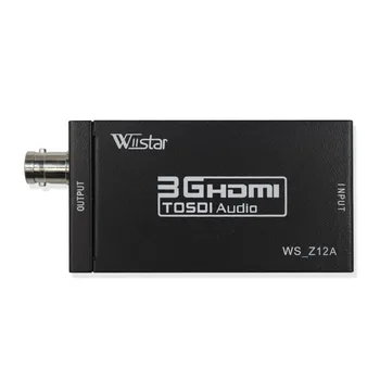 

Wiistar HDMI to SDI Video Converter with Spdif and 3.5 Audio jack out HDMI2SDI Adapter HD to SDI/HD-SDI/3G-SDI 1080P for Monitor