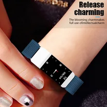 Модный смарт-браслет кровяного давления трекер фитнес-активности спортивный женский Смарт-часы монитор спортивный шагомер для телефонов