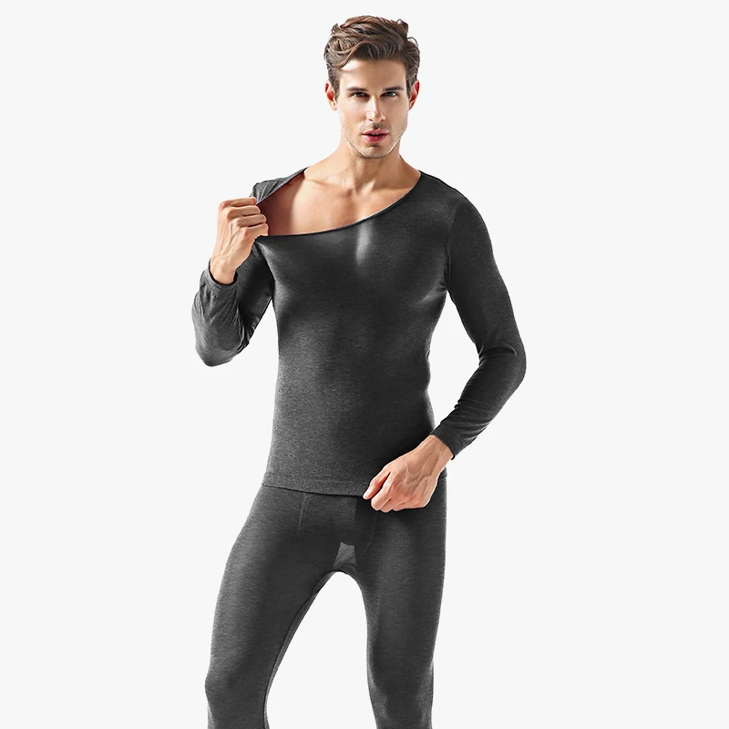 Winter Men Winter Warm Thin Thermal Underwear Ultrathin Shaper Women Heat Warm Long Johns Sets Super Elastic Body Suit for Homme best long johns for men Long Johns