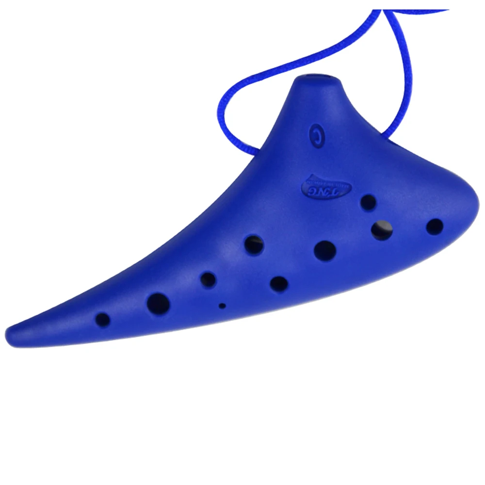 Пластиковые Музыкальные инструменты Ocarina 12 отверстий альт с сопрано Обучающие