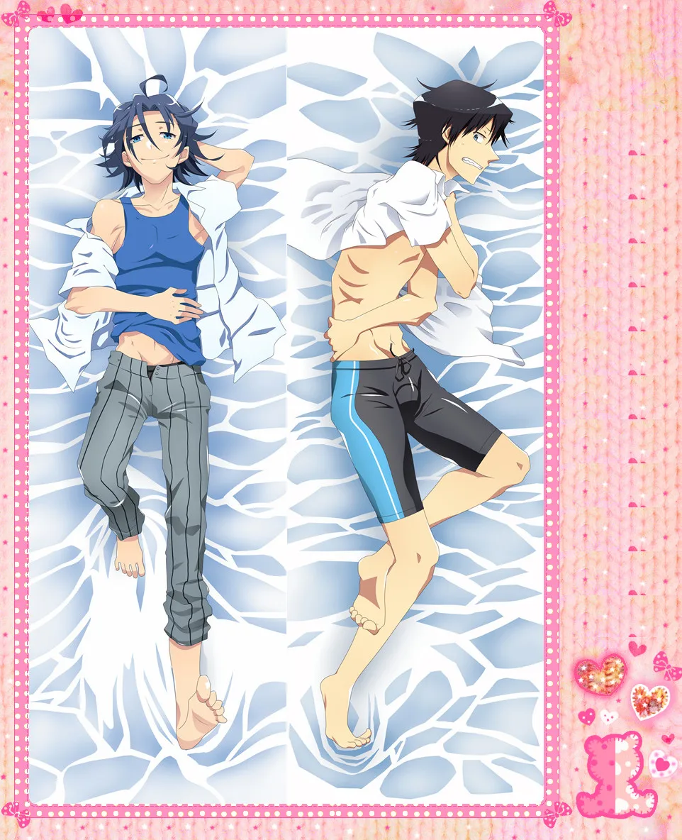 

Anime Cartoon Yowamushi Pedal Double-Sided Bolster Hugging Pillow Case Cover Pillowcase Peach Skin 2 Way / WT No.66049