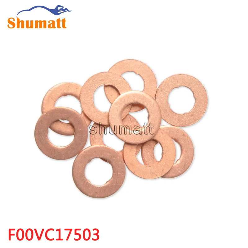 SHUMAT F00VC17503 инжекторные медные кольца шайба прокладки F 00V C17 503 7. 7x15.1x1. 5 (мм) толщина 1
