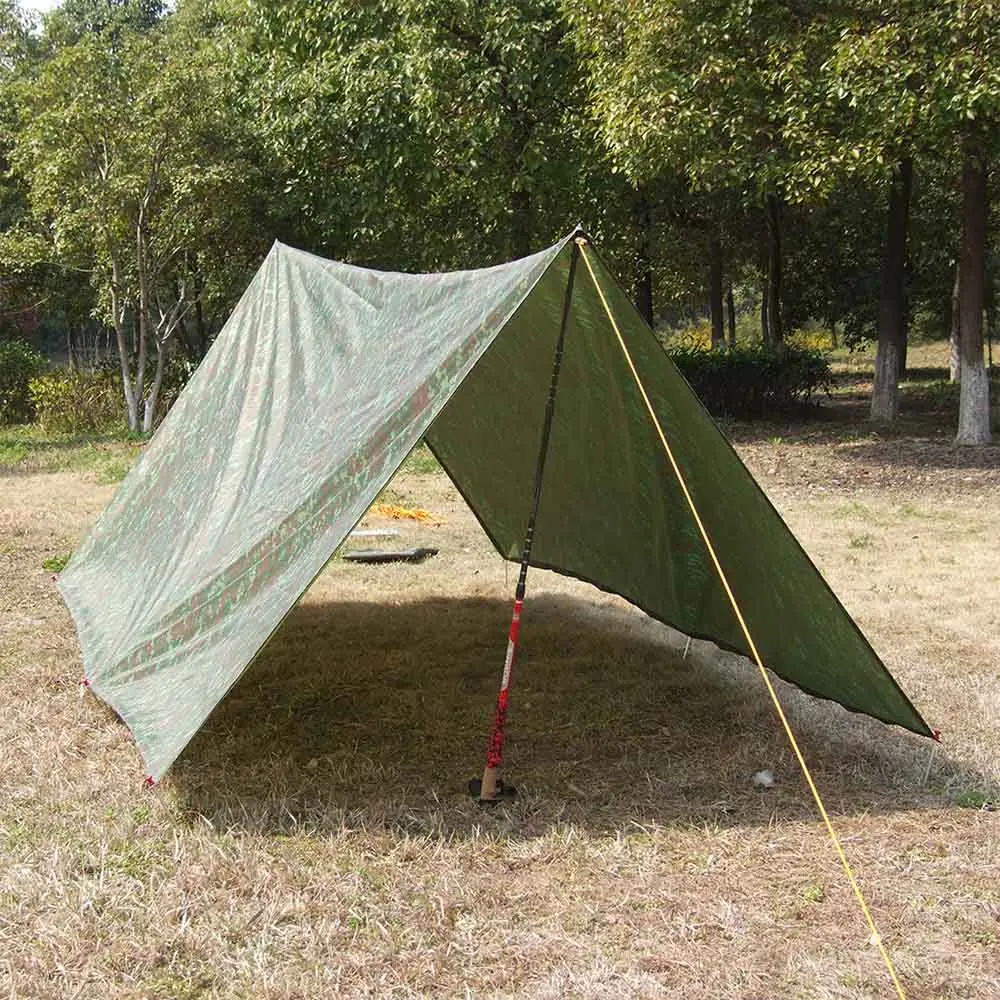 3 * 3m Tents Camouflage Camping Mat Awning Outdoor Waterproof Camping