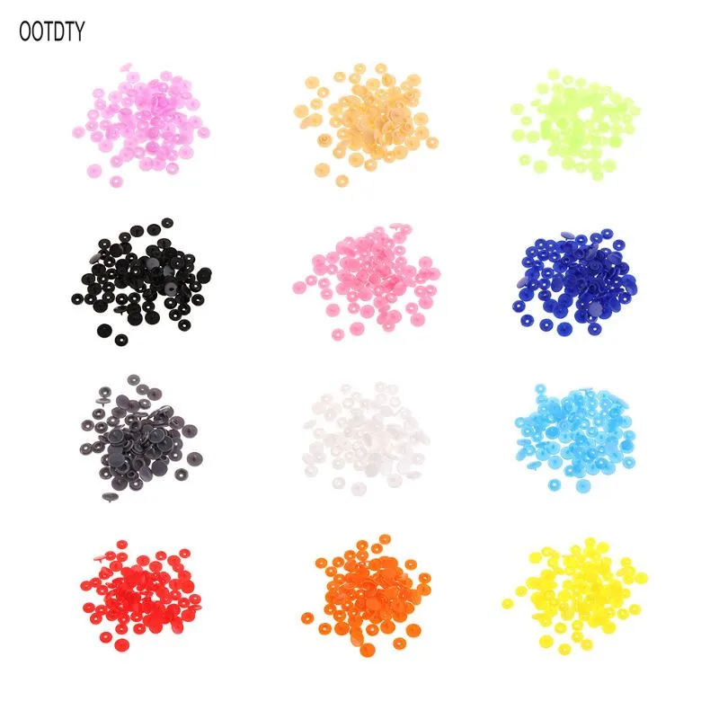 

20 Sets T5 12mm Plastic Resin Snap Button Fastener Clips Quilt Cover Sheet Accessories For Cloth Diaper Craft