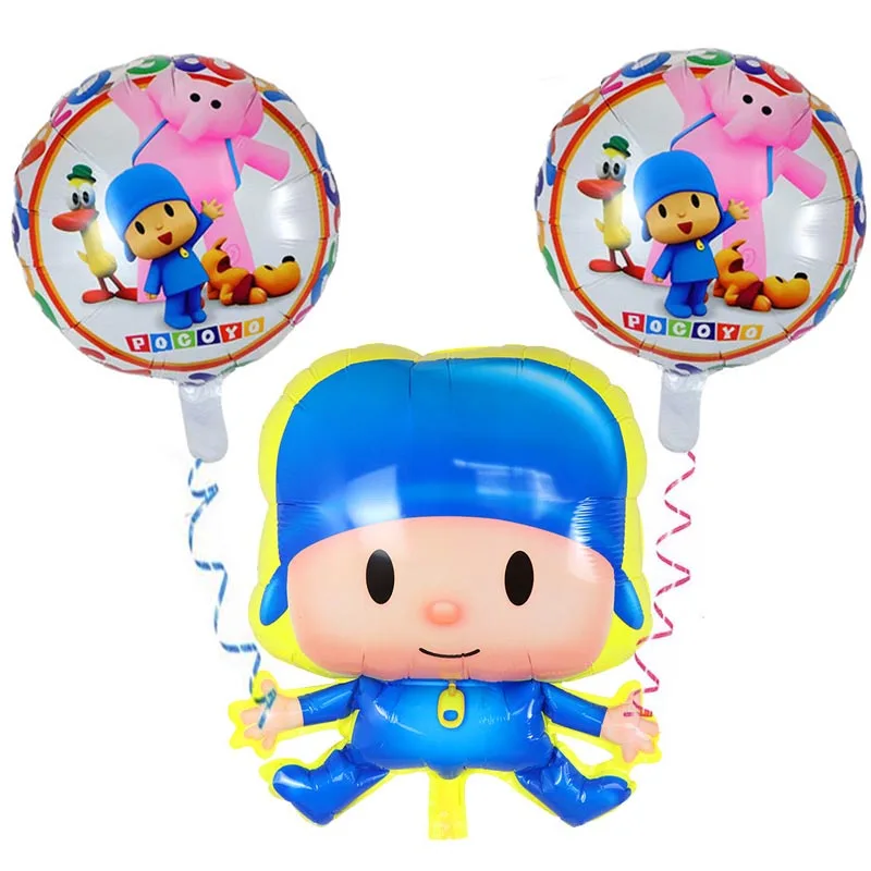 1 шт. Pocoyo Фольга воздушные шары мультфильм Baby Shower счастливые День рождения