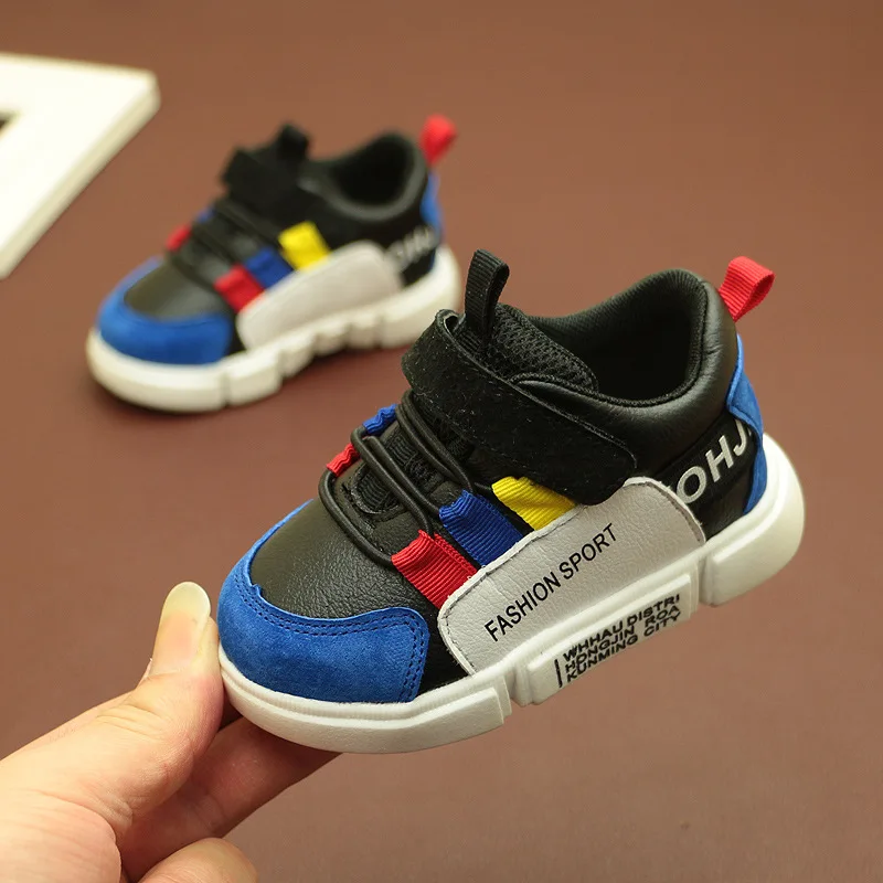 

2019 Spring and Autumn Baby Boy Casual Shoe Soft Bottom Baby Sports Shoes 1-3 Years Old Kids Sneaker Dropshipping
